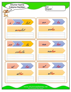 r sesi Grubu Çalışma Sayfaları